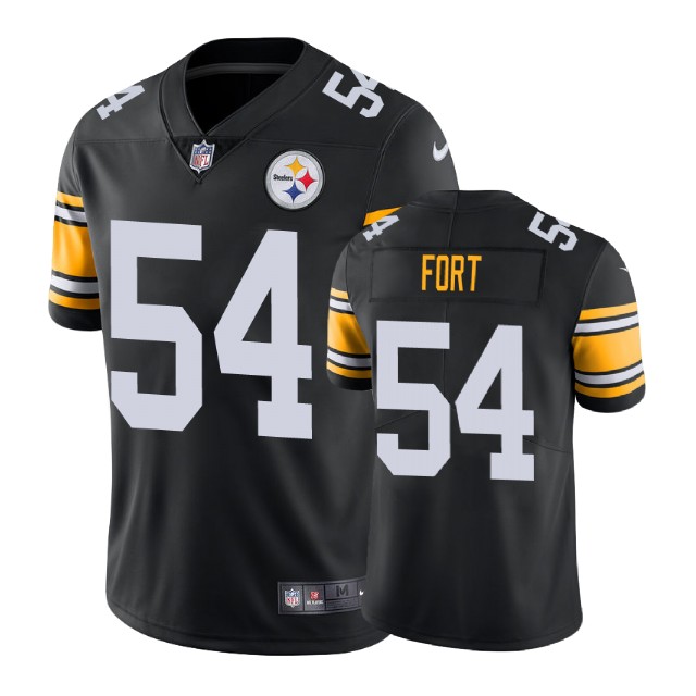 Pittsburgh Steelers #54 L. J. Fort Vapor Untouchable Limited Throwback Black Jersey