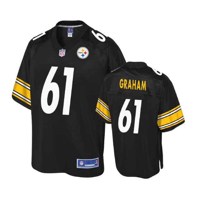 Pittsburgh Steelers #61 Larson Graham Balck Player Pro Line Jersey Pittsburgh Steelers #61 Larson Graham Balck Player Pro Line Jersey