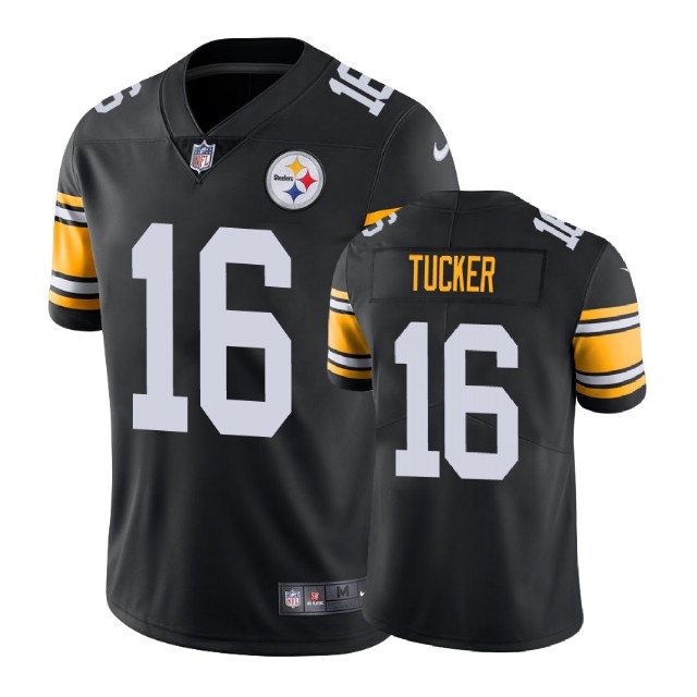 Pittsburgh Steelers #16 Marcus Tucker Vapor Untouchable Limited Throwback Black Jersey