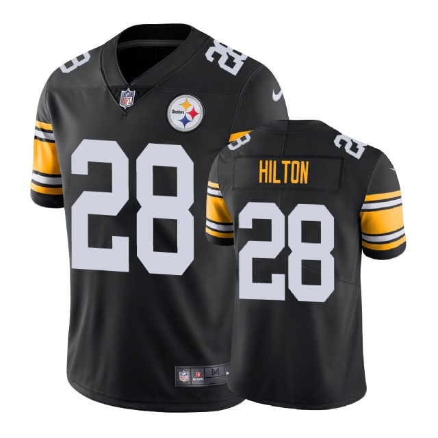 Pittsburgh Steelers #28 Mike Hilton Vapor Untouchable Limited Throwback Black Jersey