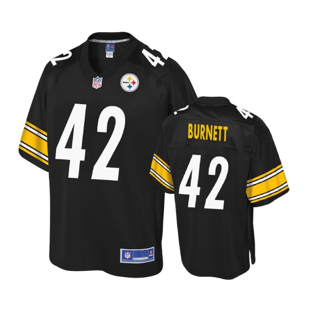 Youth Pittsburgh Steelers #42 Morgan Burnett Balck Player Pro Line Jersey Youth Pittsburgh Steelers #42 Morgan Burnett Balck Player Pro Line Jersey