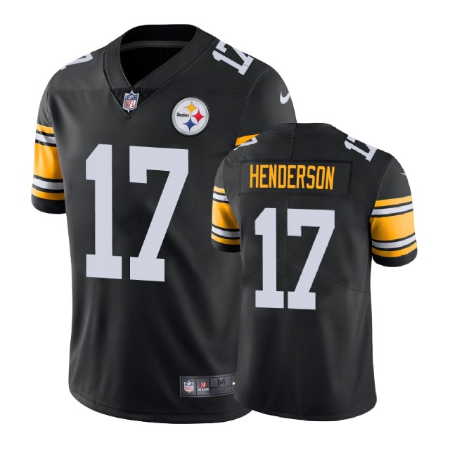 Pittsburgh Steelers #17 Quadree Henderson Vapor Untouchable Limited Throwback Black Jersey