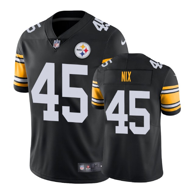 Pittsburgh Steelers #45 Roosevelt Nix Vapor Untouchable Limited Throwback Black Jersey