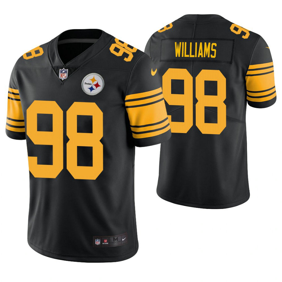Pittsburgh Steelers #98 Vince Williams Black Color Rush Legend Jersey Pittsburgh Steelers #98 Vince Williams Black Color Rush Legend Jersey