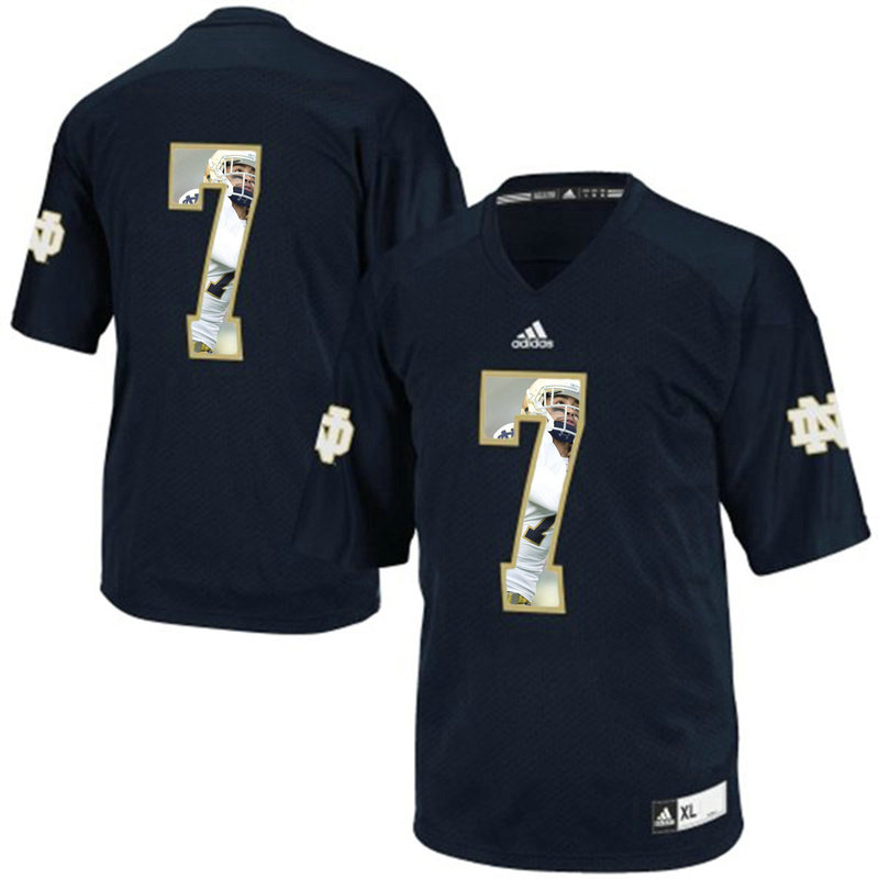 Stephon Tuitt #7 Notre Dame Fighting Irish Navy Blue College Football Jersey Stephon Tuitt #7 Notre Dame Fighting Irish Navy Blue College Football Jersey