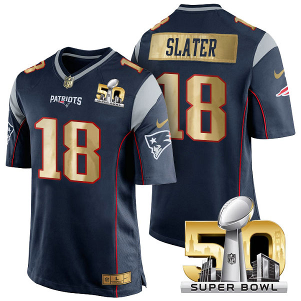 New England Patriots #18 Matthew Slater White Super Bowl 50 Limited Jersey (Pre-Order) New England Patriots #18 Matthew Slater White Super Bowl 50 Limited Jersey (Pre-Order)