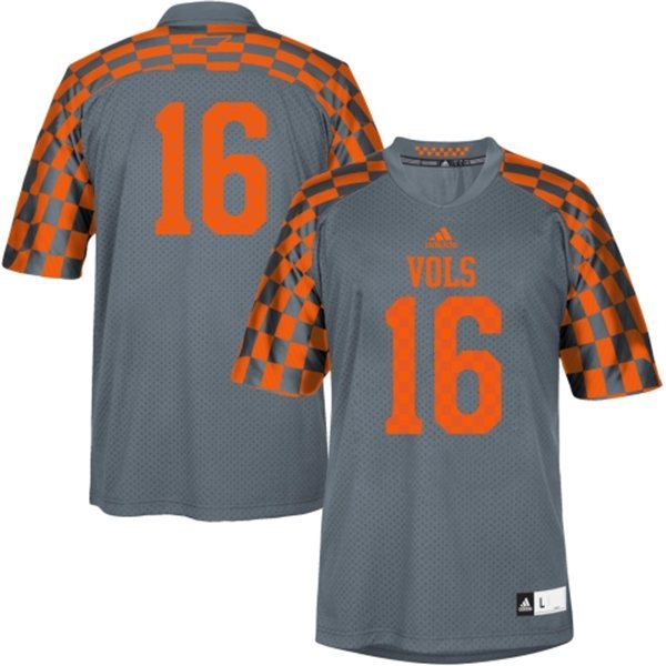 Tennessee Volunteers #16 Peyton Manning Gray College Football Jersey Tennessee Volunteers #16 Peyton Manning Gray College Football Jersey