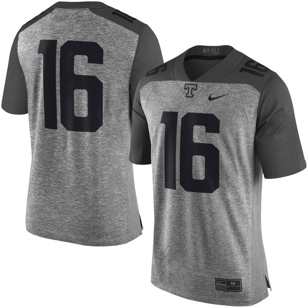 Tennessee Volunteers #16 Peyton Manning Heather Gray Gridiron Limited College Football Jersey Tennessee Volunteers #16 Peyton Manning Heather Gray Gridiron Limited College Football Jersey