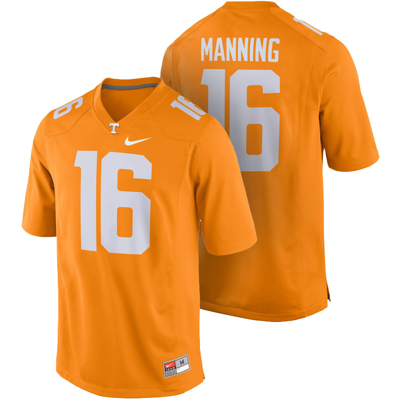 Tennessee Volunteers #16 Peyton Manning Orange Alumni Player College Football Jersey Tennessee Volunteers #16 Peyton Manning Orange Alumni Player College Football Jersey