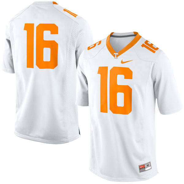 Tennessee Volunteers #16 Peyton Manning White Game College Football Jersey Tennessee Volunteers #16 Peyton Manning White Game College Football Jersey