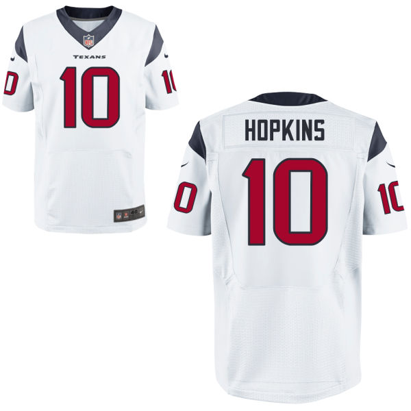 Houston Texans #10 DeAndre Hopkins White Elite Jersey Houston Texans #10 DeAndre Hopkins White Elite Jersey