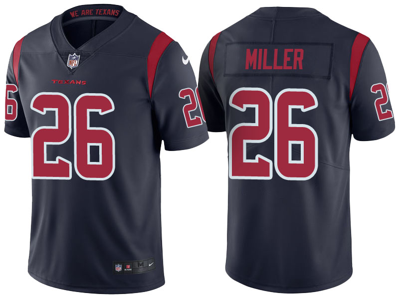 Houston Texans #26 Lamar Miller Navy Color Rush Limited Jersey Houston Texans #26 Lamar Miller Navy Color Rush Limited Jersey