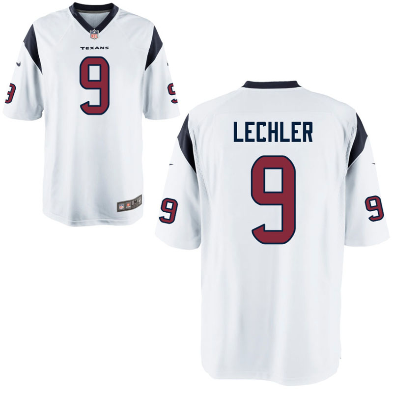 Houston Texans #9 Shane Lechler White Game Jersey Houston Texans #9 Shane Lechler White Game Jersey