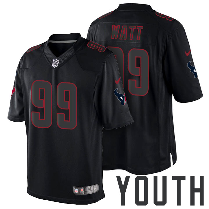 Youth Houston Texans #99 J.J. Watt Black Impact Limited Jersey Youth Houston Texans #99 J.J. Watt Black Impact Limited Jersey