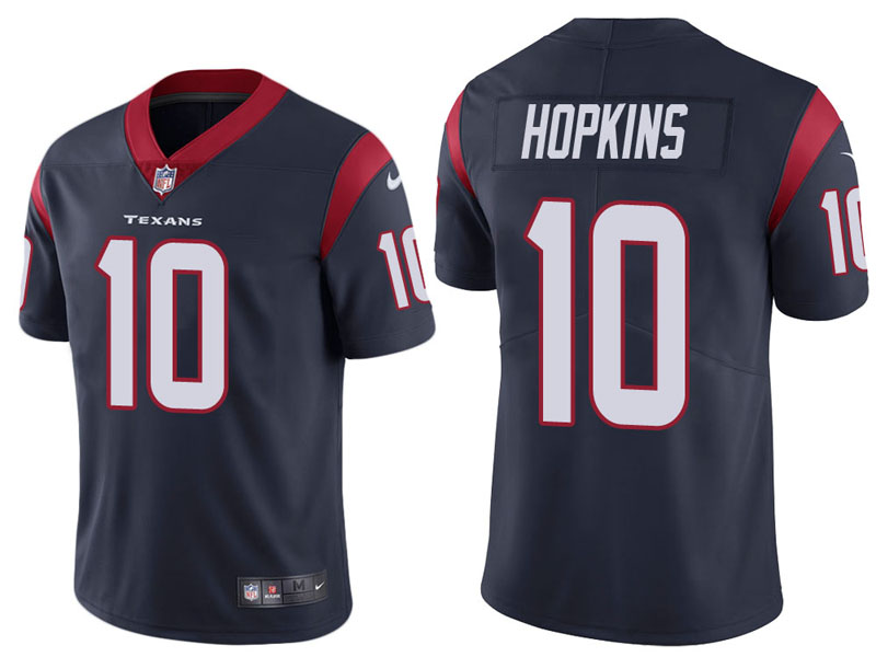 Houston Texans #10 DeAndre Hopkins Navy Vapor Untouchable Limited Jersey Houston Texans #10 DeAndre Hopkins Navy Vapor Untouchable Limited Jersey