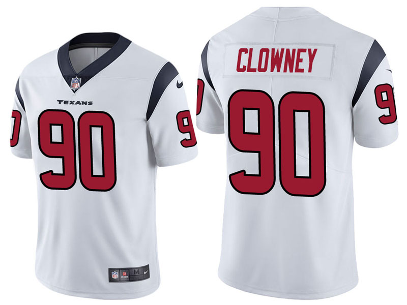 Houston Texans #90 Jadeveon Clowney White Vapor Untouchable Limited Jersey