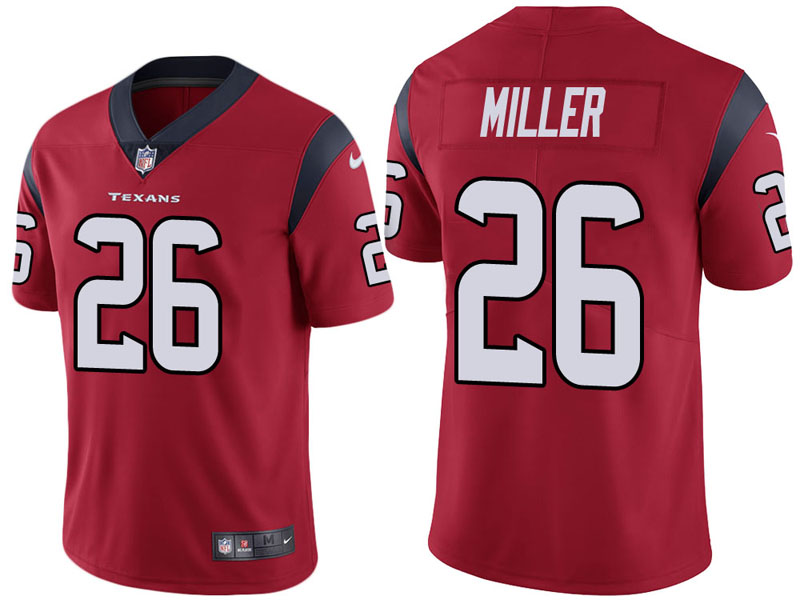 Houston Texans #26 Lamar Miller Red Vapor Untouchable Limited Jersey Houston Texans #26 Lamar Miller Red Vapor Untouchable Limited Jersey