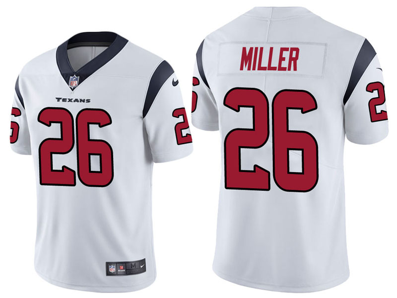 Houston Texans #26 Lamar Miller White Vapor Untouchable Limited Jersey Houston Texans #26 Lamar Miller White Vapor Untouchable Limited Jersey