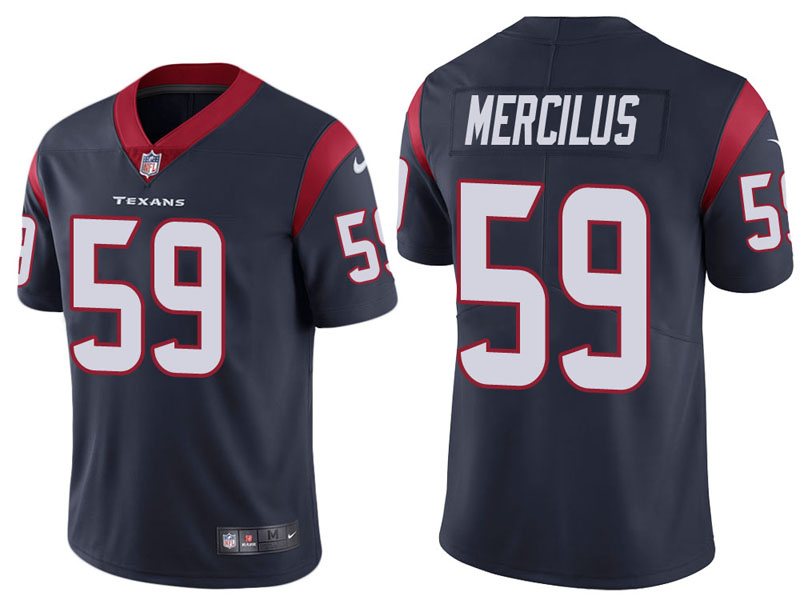 Houston Texans #59 Whitney Mercilus Navy Vapor Untouchable Limited Jersey Houston Texans #59 Whitney Mercilus Navy Vapor Untouchable Limited Jersey