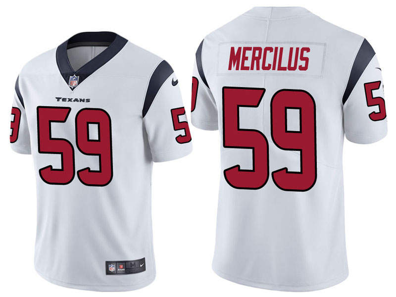Houston Texans #59 Whitney Mercilus White Vapor Untouchable Limited Jersey Houston Texans #59 Whitney Mercilus White Vapor Untouchable Limited Jersey