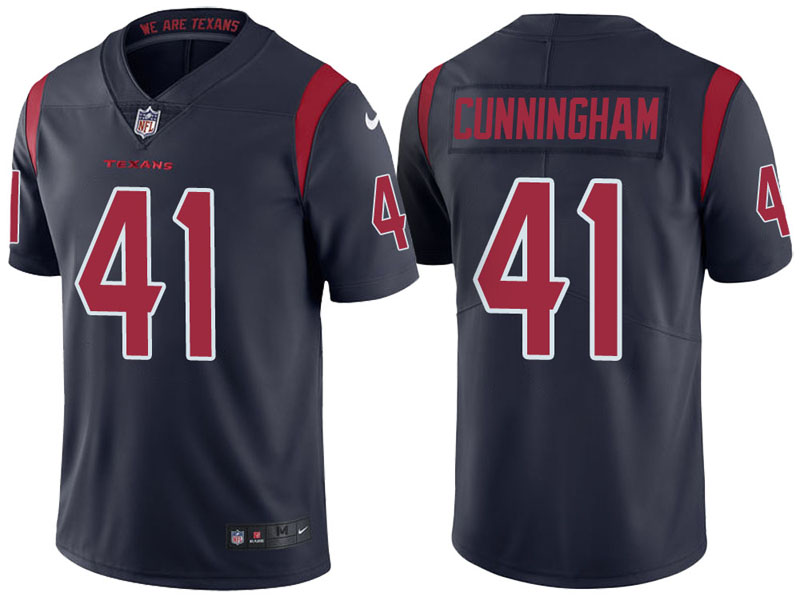 Houston Texans #41 Zach Cunningham Navy Color Rush Limited Jersey Houston Texans #41 Zach Cunningham Navy Color Rush Limited Jersey