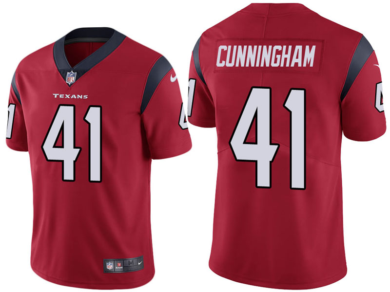 Houston Texans #41 Zach Cunningham Red Vapor Untouchable Limited Jersey Houston Texans #41 Zach Cunningham Red Vapor Untouchable Limited Jersey