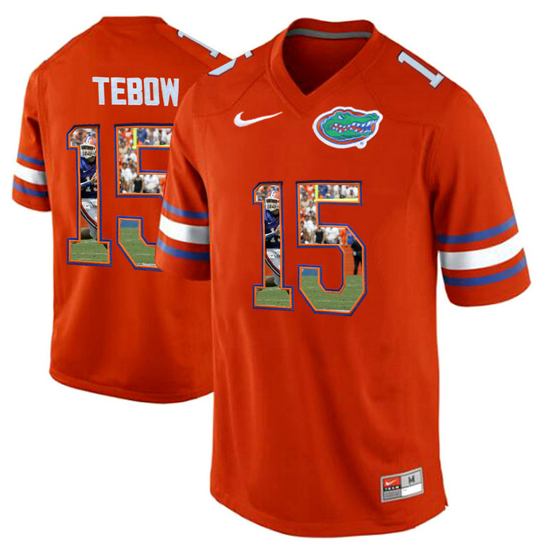 Tim Tebow #15 Florida Gators Orange College Football Jersey Tim Tebow #15 Florida Gators Orange College Football Jersey