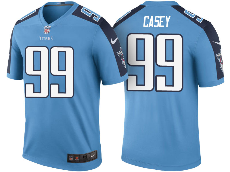 Tennessee Titans #99 Jurrell Casey Light Blue Color Rush Legend Jersey Tennessee Titans #99 Jurrell Casey Light Blue Color Rush Legend Jersey