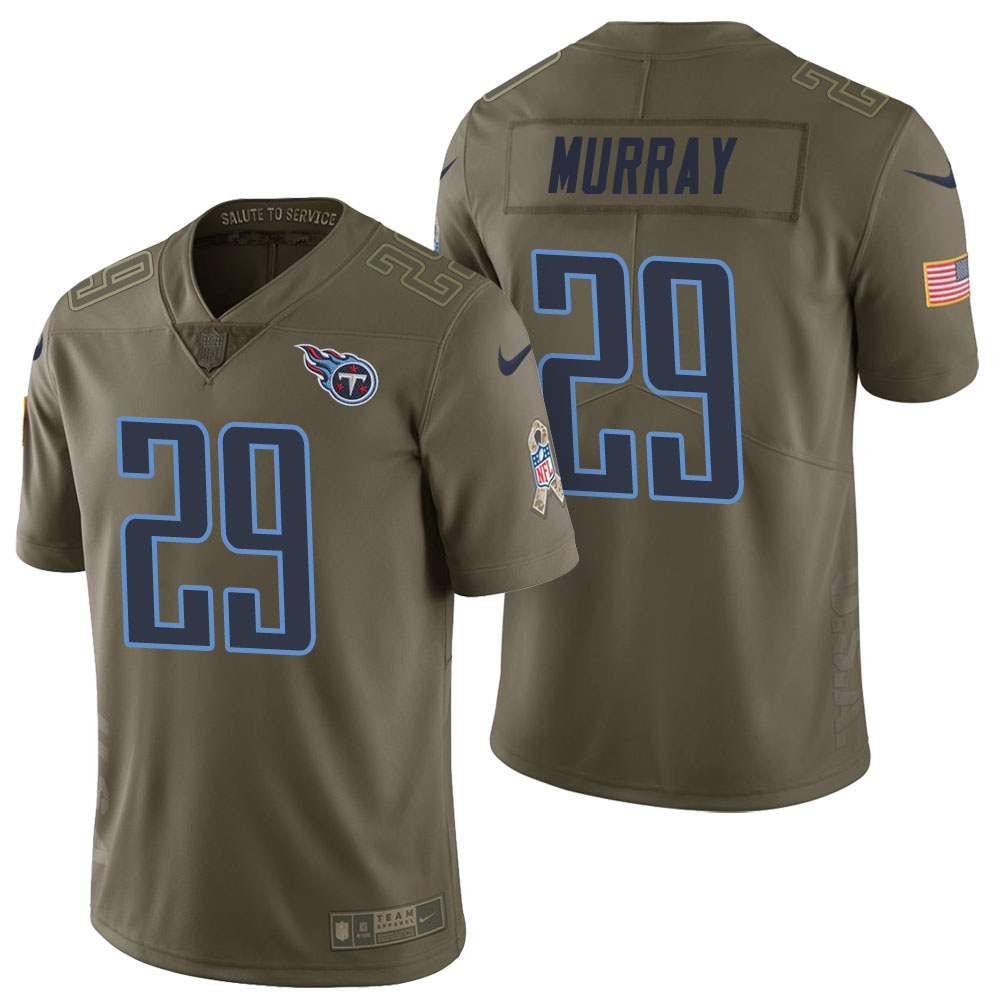 Tennessee Titans #29 DeMarco Murray Olive 2017 Salute to Service Limited Jersey Tennessee Titans #29 DeMarco Murray Olive 2017 Salute to Service Limited Jersey