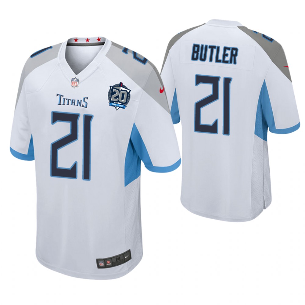 Tennessee Titans #21 Malcolm Butler White 20th Anniversary Game Jersey Tennessee Titans #21 Malcolm Butler White 20th Anniversary Game Jersey