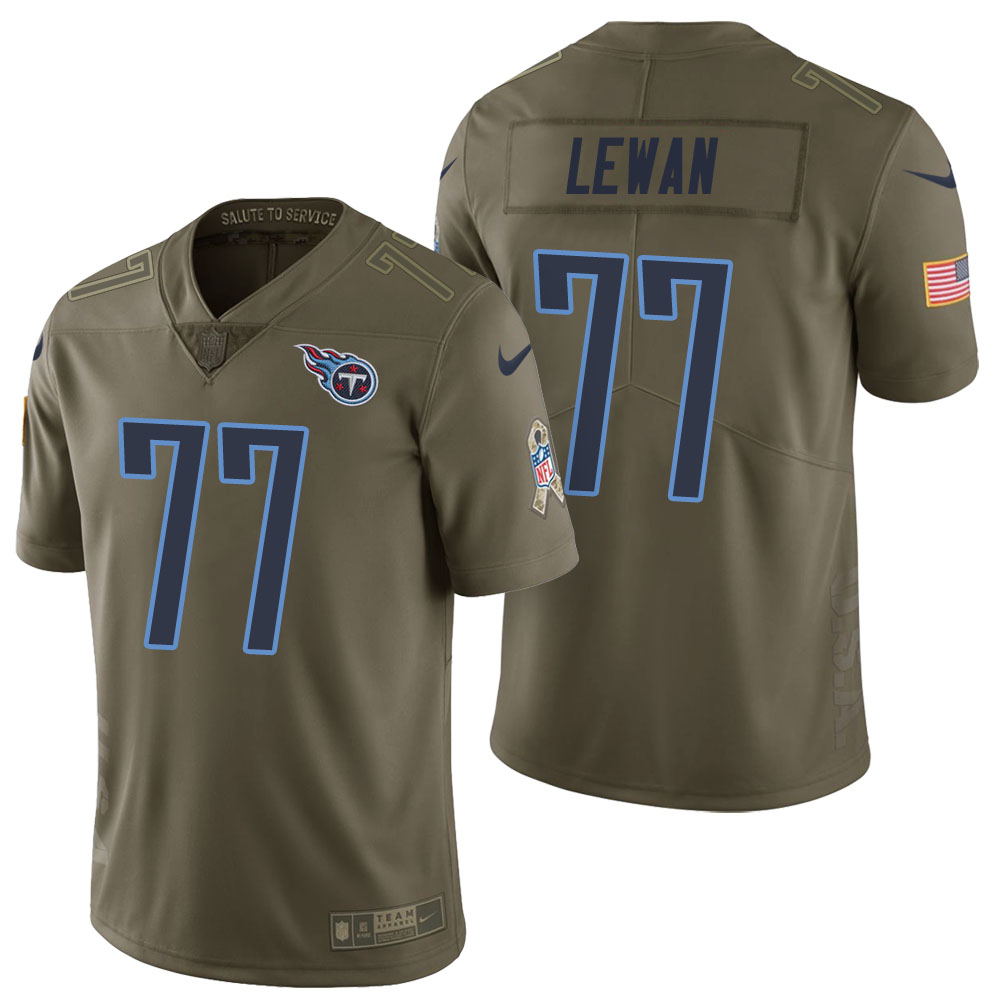 Tennessee Titans #77 Taylor Lewan Olive 2017 Salute to Service Limited Jersey Tennessee Titans #77 Taylor Lewan Olive 2017 Salute to Service Limited Jersey