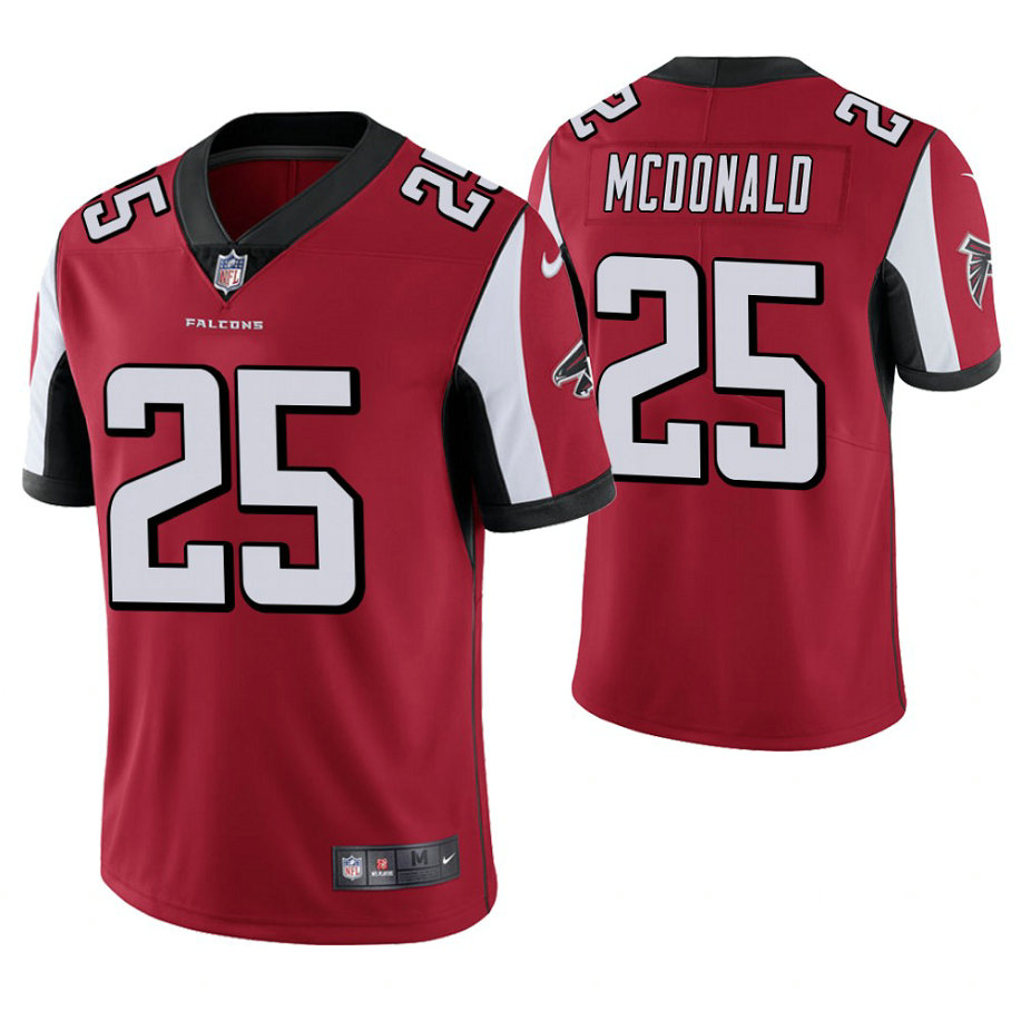 Atlanta Falcons #25 Tommy McDonald Red Vapor Untouchable Limited Retired Player Jersey Atlanta Falcons #25 Tommy McDonald Red Vapor Untouchable Limited Retired Player Jersey