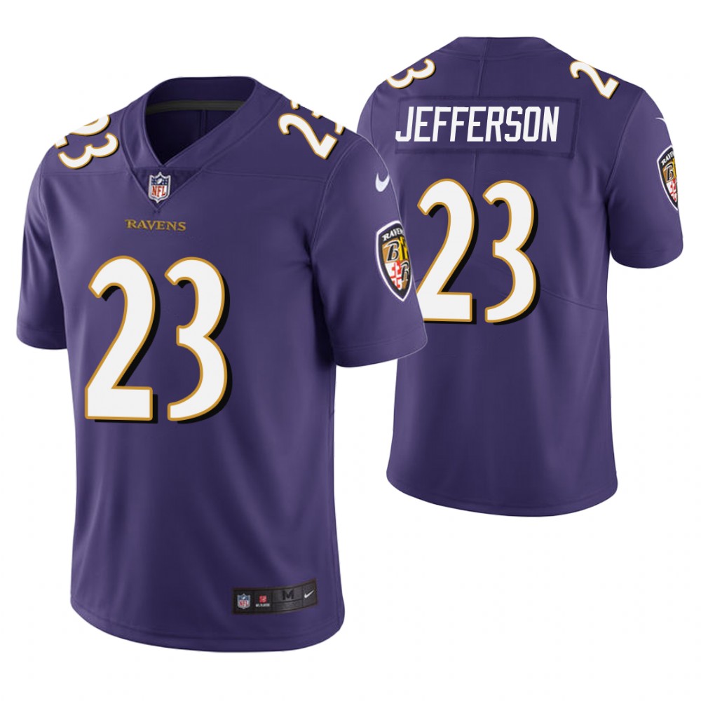 Baltimore Ravens #23 Tony Jefferson Purple Vapor Untouchable Limited Jersey Baltimore Ravens #23 Tony Jefferson Purple Vapor Untouchable Limited Jersey