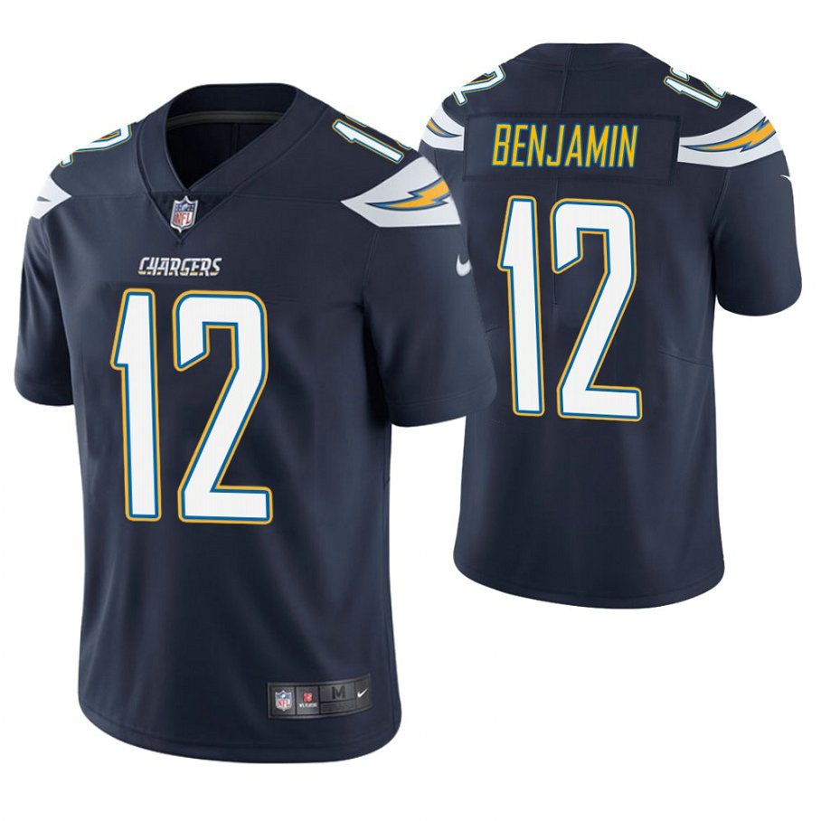 Los Angeles Chargers #12 Travis Benjamin Navy Vapor Untouchable Limited Player Jersey