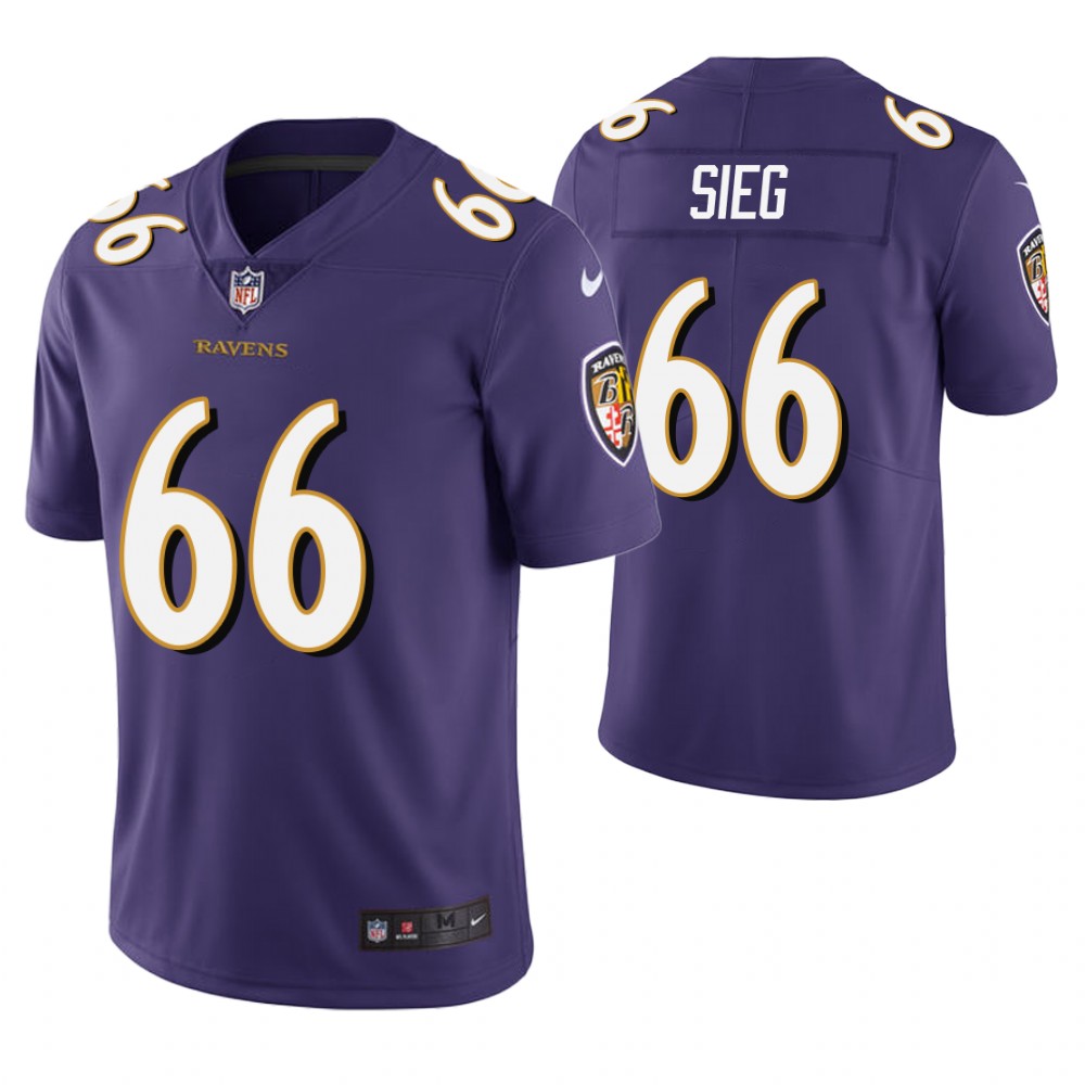 Baltimore Ravens #66 Trent Sieg Purple Vapor Untouchable Limited Jersey Baltimore Ravens #66 Trent Sieg Purple Vapor Untouchable Limited Jersey