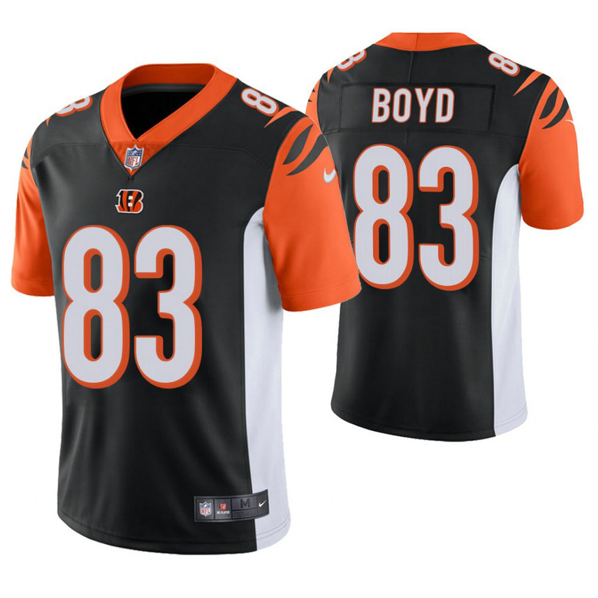 Cincinnati Bengals #83 Tyler Boyd Black Vapor Untouchable Limited Player Jersey Cincinnati Bengals #83 Tyler Boyd Black Vapor Untouchable Limited Player Jersey