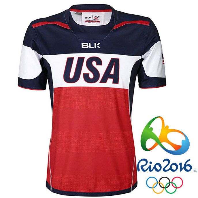 USA Rugby 2016 Olympic 7s Red Alternate Home Special Honors Jersey