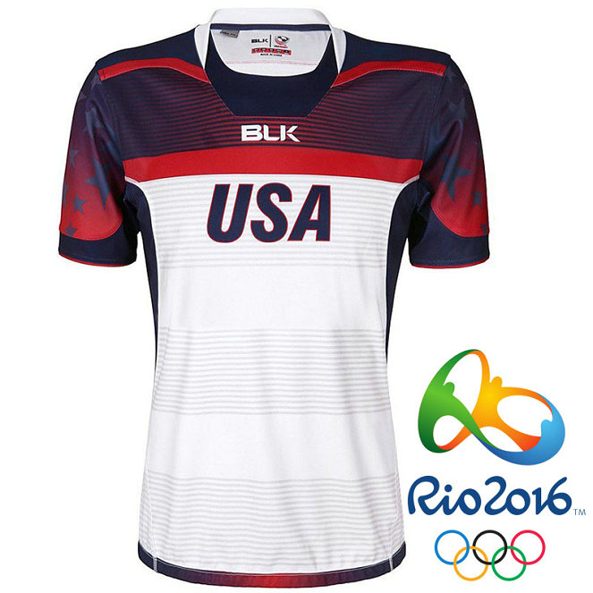USA Rugby 2016 Olympic 7s White Home Special Honors Jersey