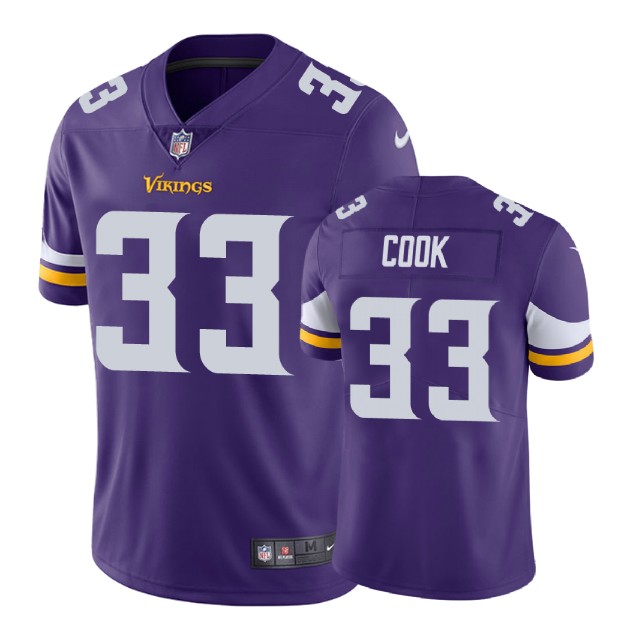 Minnesota Vikings #33 Dalvin Cook Purple Vapor Untouchable Limited Jersey