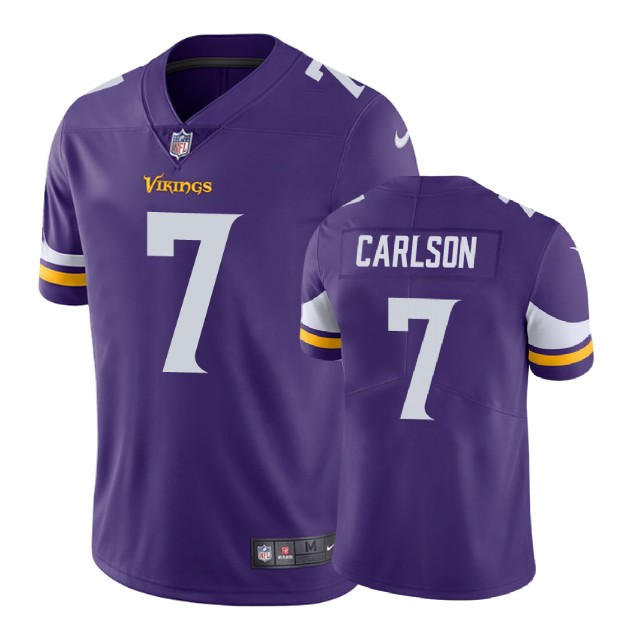 Minnesota Vikings #7 Daniel Carlson Purple Vapor Untouchable Limited Jersey Minnesota Vikings #7 Daniel Carlson Purple Vapor Untouchable Limited Jersey