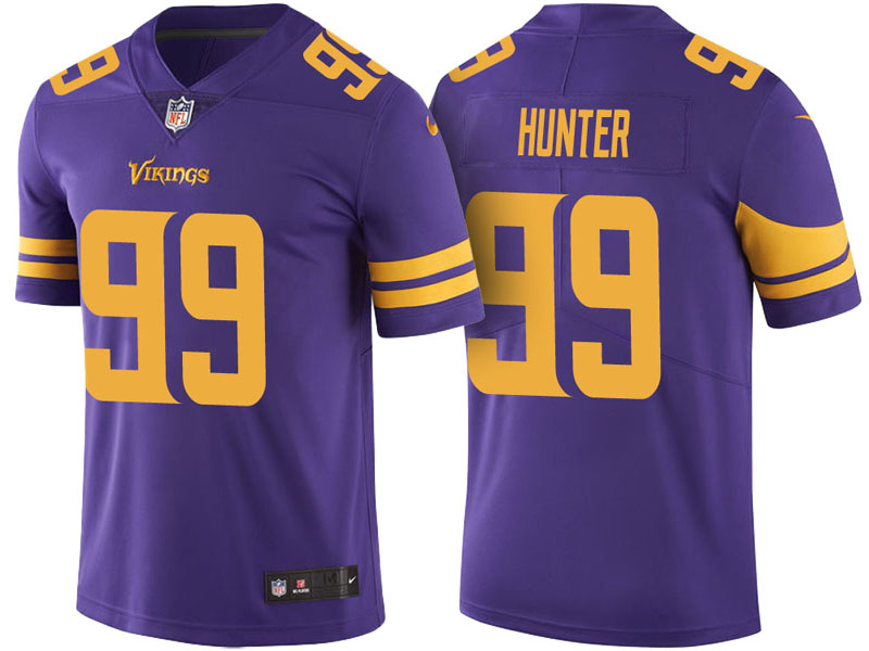 Minnesota Vikings #99 Danielle Hunter Purple Vapor Untouchable Color Rush Limited Jersey
