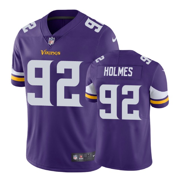 Minnesota Vikings #92 Jalyn Holmes Purple Vapor Untouchable Limited Jersey Minnesota Vikings #92 Jalyn Holmes Purple Vapor Untouchable Limited Jersey