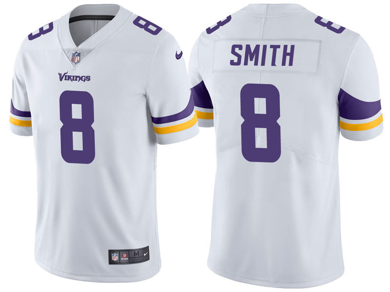 Minnesota Vikings #8 Kirk Cousins White Vapor Untouchable Limited Jersey