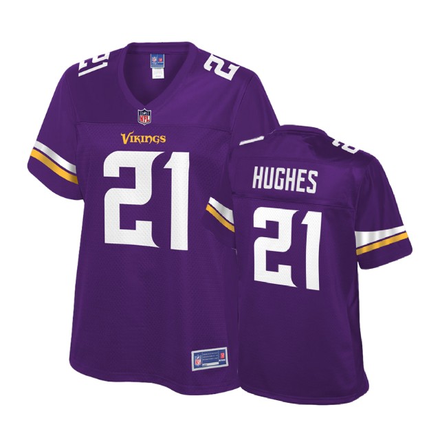 Women Minnesota Vikings #21 Mike Hughes Purple Player Pro Line Jersey Women Minnesota Vikings #21 Mike Hughes Purple Player Pro Line Jersey