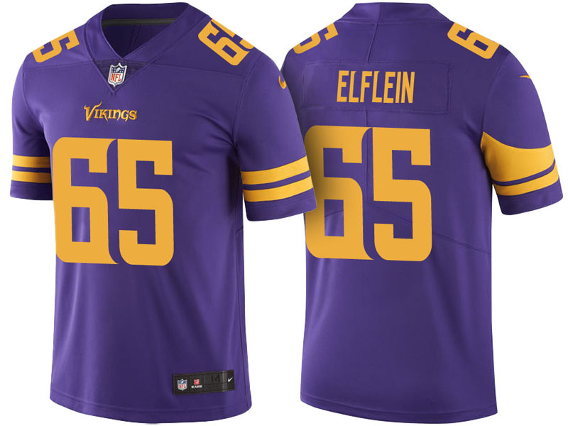 Minnesota Vikings #65 Pat Elflein Purple Vapor Untouchable Color Rush Limited Jersey Minnesota Vikings #65 Pat Elflein Purple Vapor Untouchable Color Rush Limited Jersey