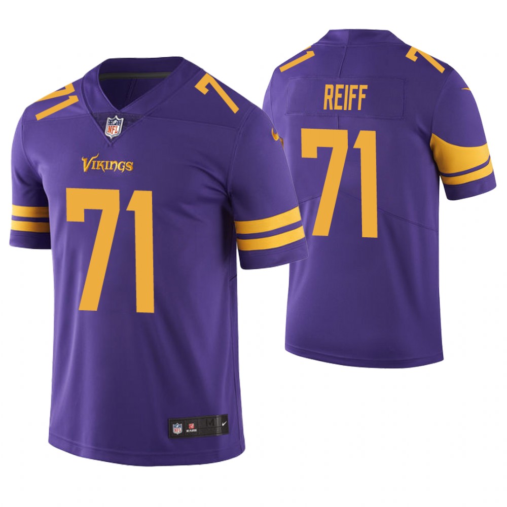 Minnesota Vikings #71 Riley Reiff Purple Vapor Untouchable Color Rush Limited Jersey Minnesota Vikings #71 Riley Reiff Purple Vapor Untouchable Color Rush Limited Jersey
