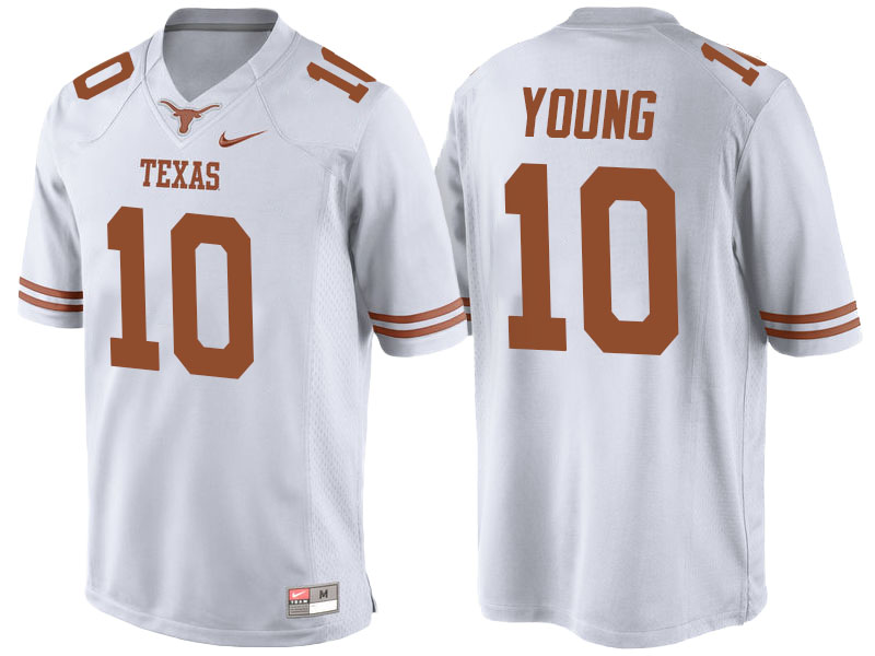 Vince Young #10 Texas Longhorns White College Football Jersey Vince Young #10 Texas Longhorns White College Football Jersey