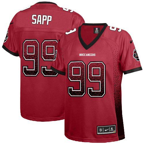 Tampa Bay Buccaneers #99 Warren Sapp Red Drift Fashion Jersey Tampa Bay Buccaneers #99 Warren Sapp Red Drift Fashion Jersey