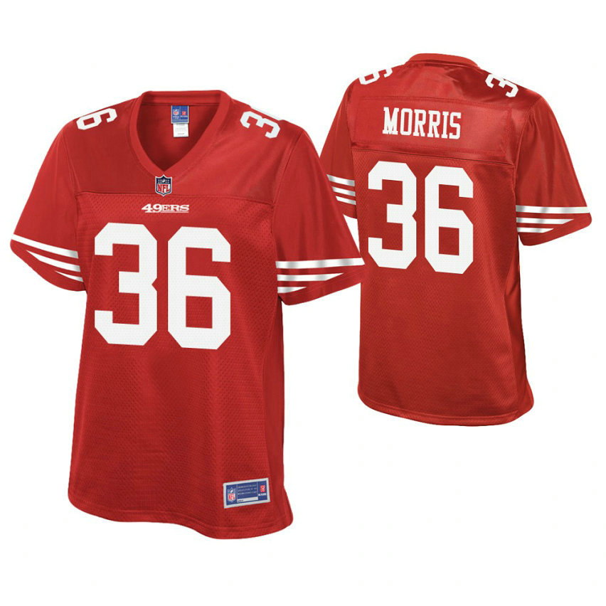Women San Francisco 49ers #36 Alfred Morris Scarlet Player Jersey Women San Francisco 49ers #36 Alfred Morris Scarlet Player Jersey