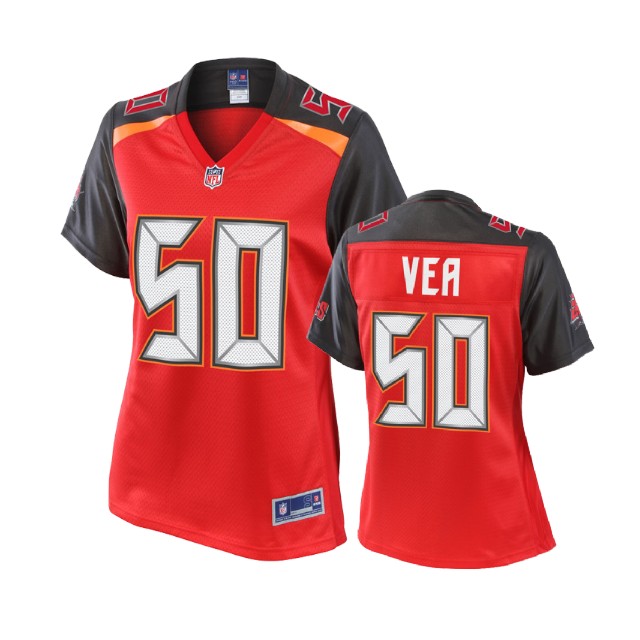 Women Tampa Bay Buccaneers #50 Vita Vea Red Player Jersey Women Tampa Bay Buccaneers #50 Vita Vea Red Player Jersey